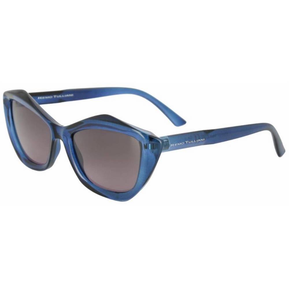 NEW REMO TULLIANI foxy sunglasses in sapphire/smoke lens